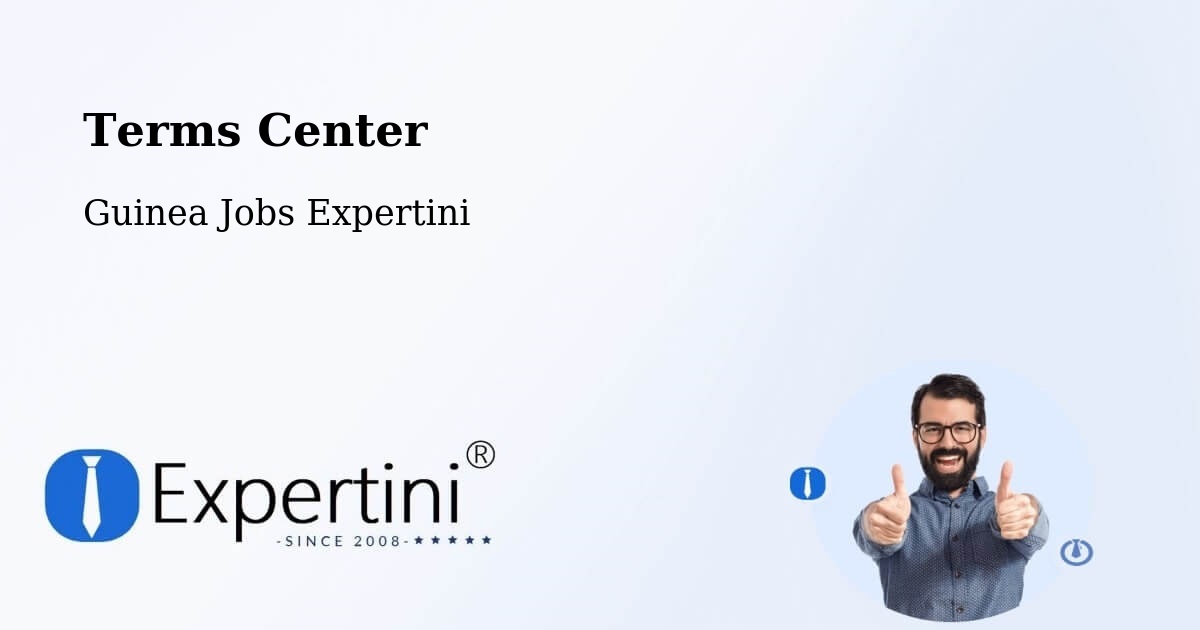 Terms of Service – Labe Prefecture - Guinea Jobs Expertini